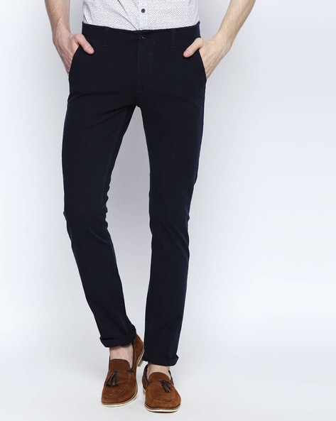 BUFFALO by FBB Mens Slim Cotton Formal Trousers 1000740213Black32   Amazonin Fashion