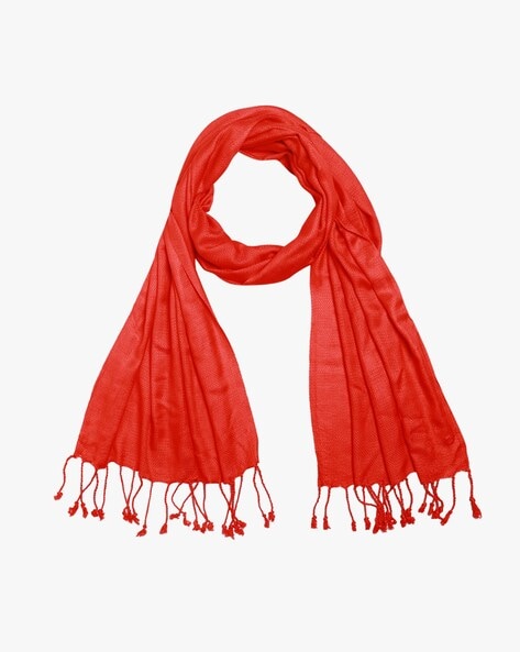 Scarf with Tasseled Hems Price in India