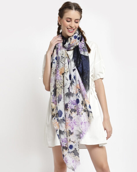 Floral Print Stole Price in India