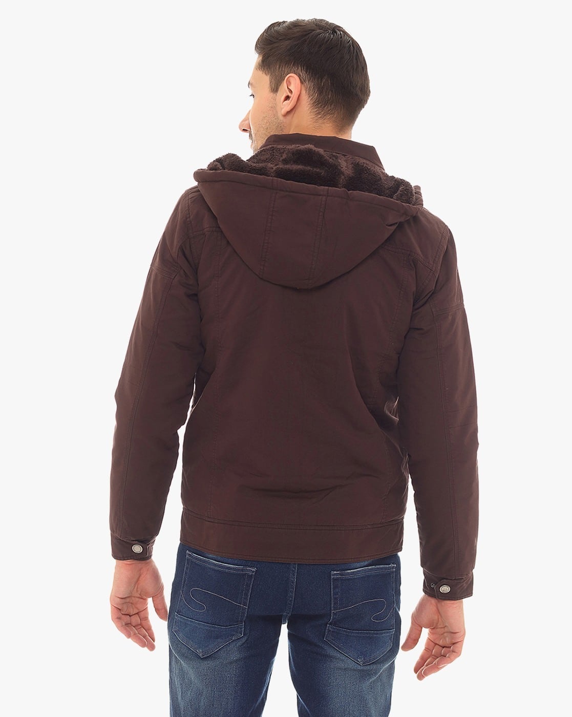 HEAVYWOOL SPORTS JACKET 【BUFFALO BROWN】 Buy Brown Jackets & Coats for Men by Buffalo Online | Ajio.com