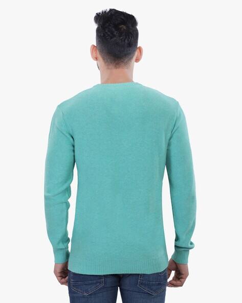 Knitted V-neck Pullover view 3