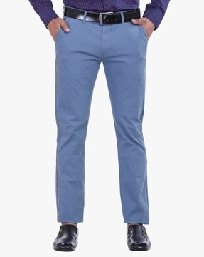Buy By FBB Mens Chinos 1001533108Mid Blue32 online  Looksgudin
