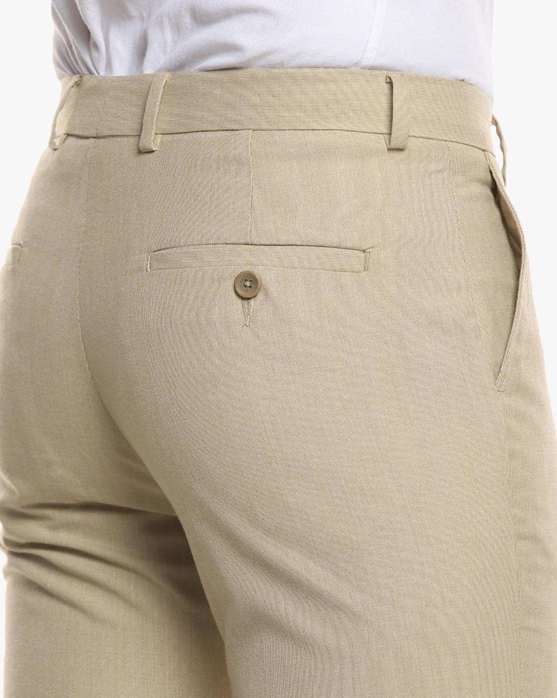 Buy Khaki Brown Trousers & Pants for Men by KNIGHTHOOD Online | Ajio.com