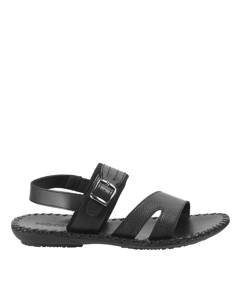 NEW‼️ LUOFU Shiny Black Buckle Sandal Comfort