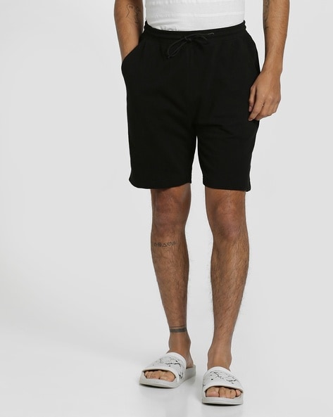 Heathered Shorts with Insert Pockets