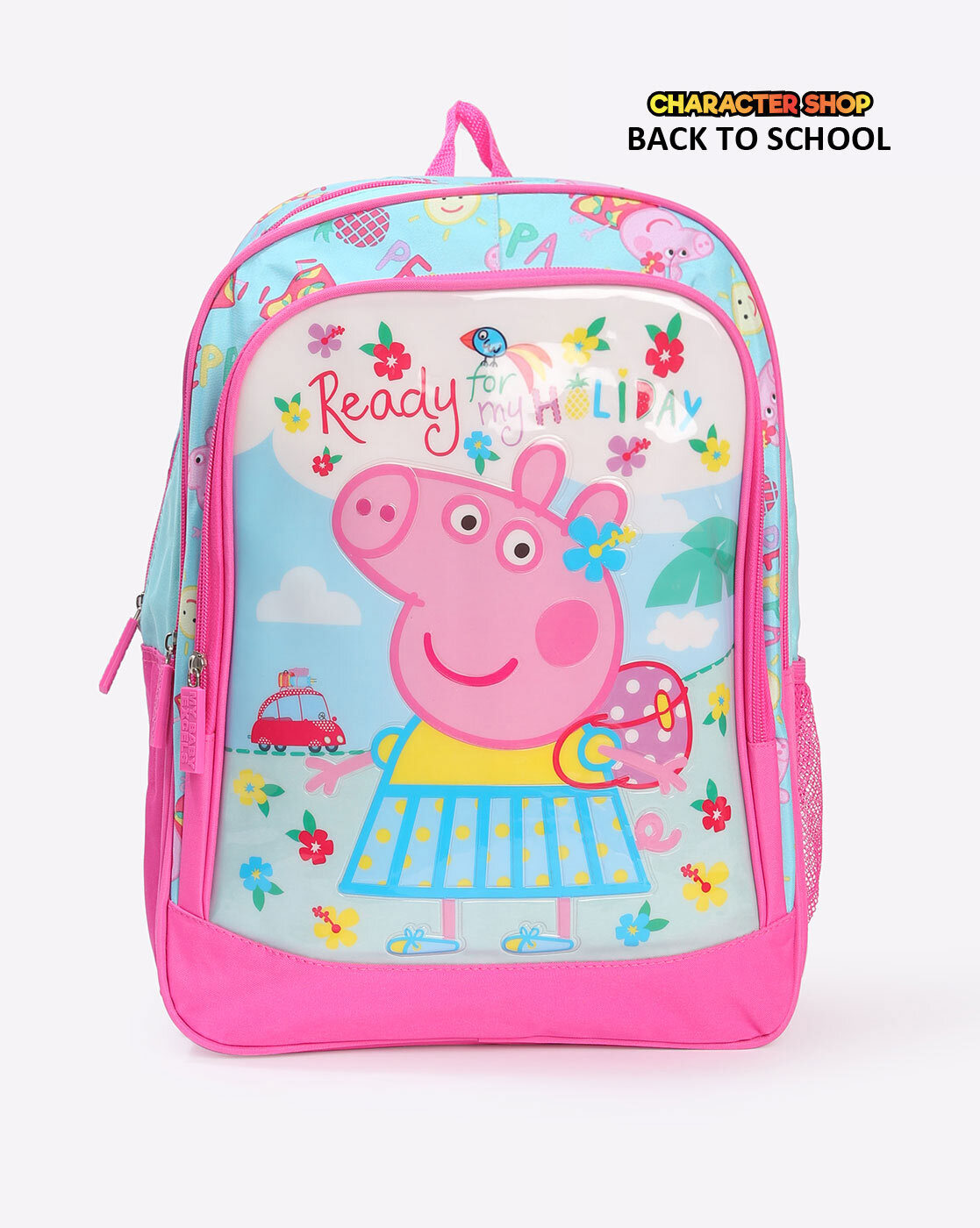 Buy Peppa Pig Childrens/Kids Rainy Days Backpack (Pink) (One Size) Online |  Kogan.com. Product Colour: Pink. Product ID: UTUT1271. Adjustable padded  shoulders.Carry handle.1 main zip compartment.Side mesh pocket.Design  features contrast piping and