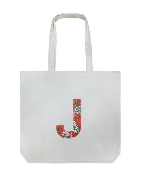 Typographic Print Tote Bag