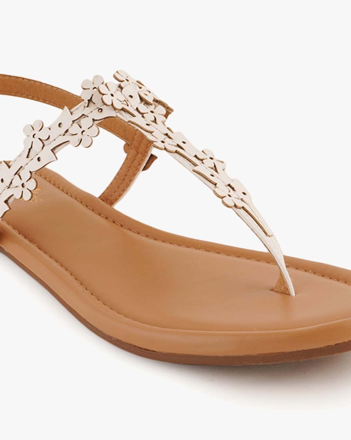 Shimmery Toe-post Sandals $14.99 | Toe thong sandals, Toe post sandals,  White strappy sandals