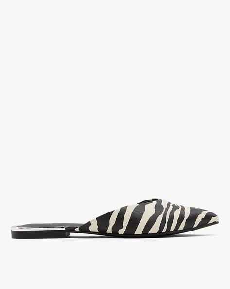 Animal Print Flat Mules