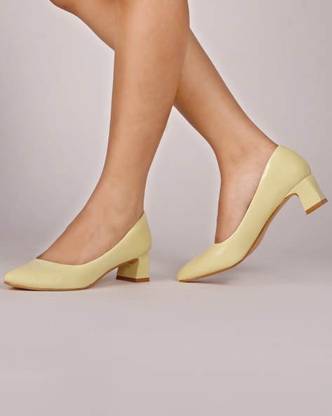Mary jane pumps with chunky heel | Handmade by Women | Julia Bo - Julia Bo  - Women's Oxfords
