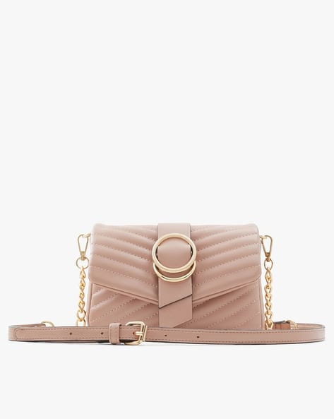 Quilted Sling Bag with Adjustable Strap