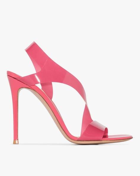 Buy Gianvito Rossi Metropolis Plexi Glass 105 mm Stilettos Pink