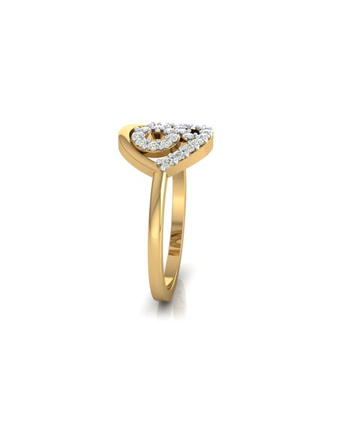 Amazon.com: Epinki Band Ring Women, 18K Gold Ring Eternity 1ct Created  Diamond Engagement Ring Jewelry Size 4 : Clothing, Shoes & Jewelry