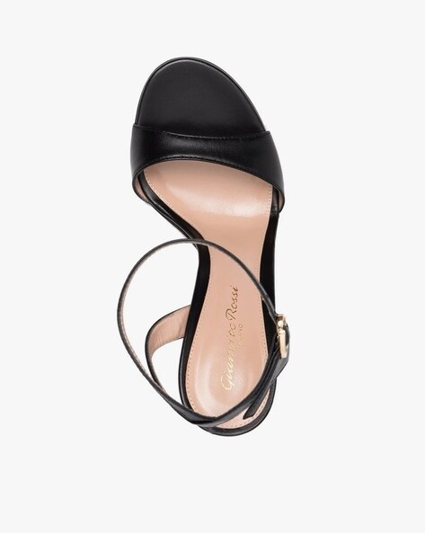 Gianvito Rossi Ribbon uptown black patent black sandals 105mm | Black  patent, Black sandals, Patent sandals