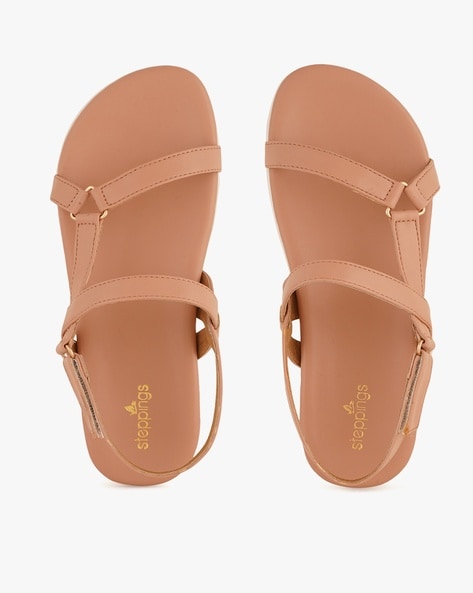 Buy Nude Flat Sandals for Women by Steppings Online