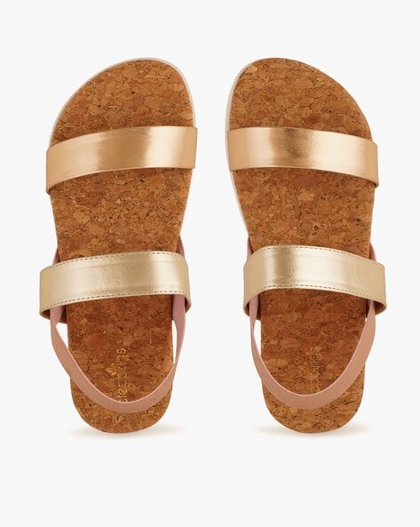 Ladies rose gold discount sandals