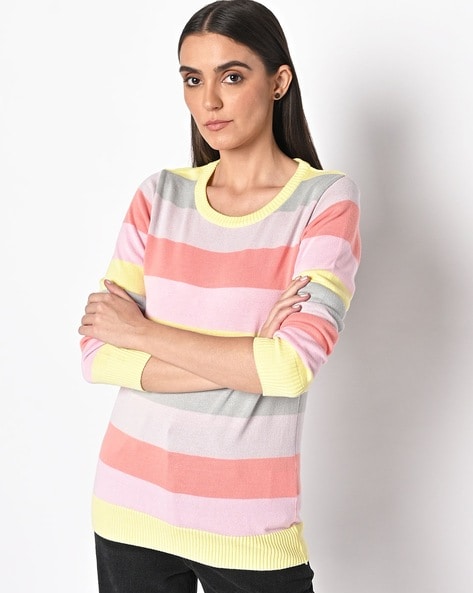 Buy Yellow Sweaters & Cardigans for Women by Teamspirit Online