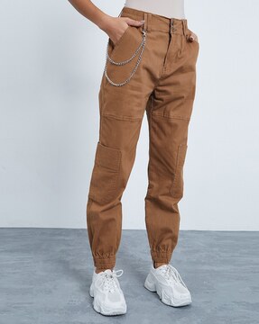 i saw it first brown joggers