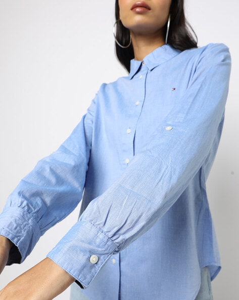 Shirt with Buttoned Cuffs