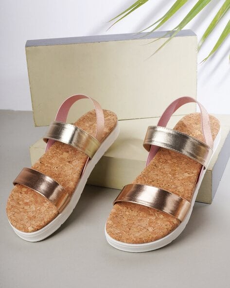 Sandal of Women British Style Rome Shoe Comfy Soft Leather Summer Sandalias  Metal Buckle Casual Slipper