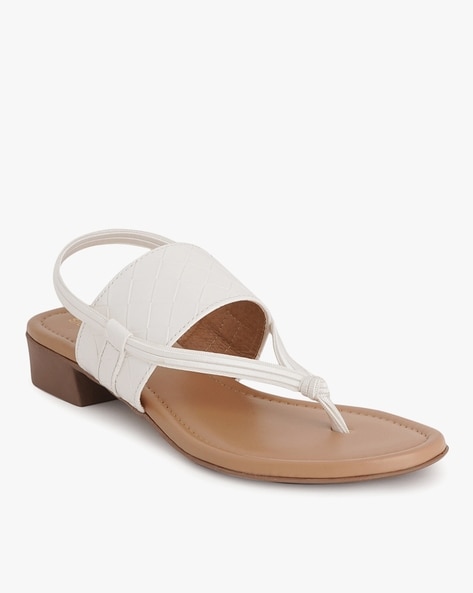 Buy White Flat Sandals for Women by Steppings Online