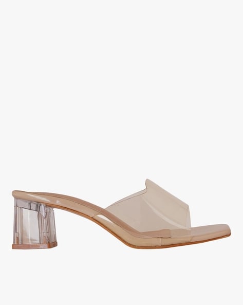 Buy Clear Heeled Sandals for Women by Steppings Online Ajio