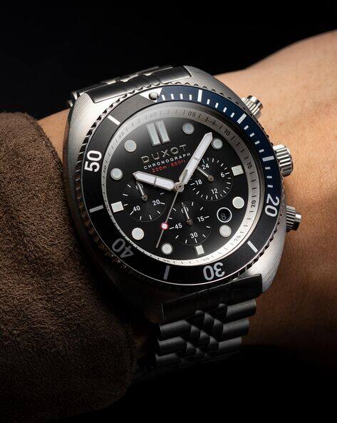 Buy Duxot DX-2027-22 Tortuga Chronograph Wrist Watch Silver