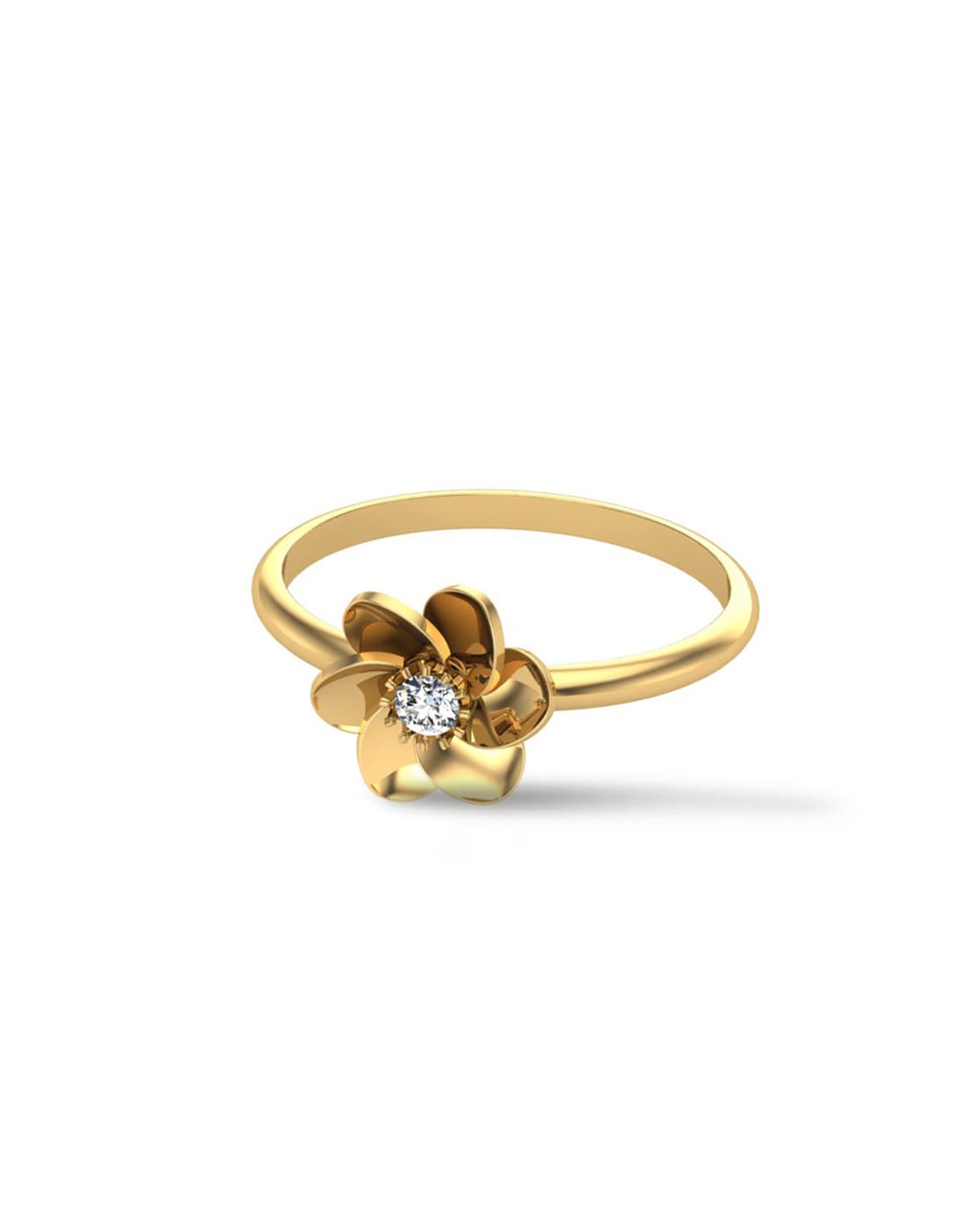 Senco Gold & Diamonds Sparkle Daisy Gold Baby Ring : Amazon.in: Jewellery