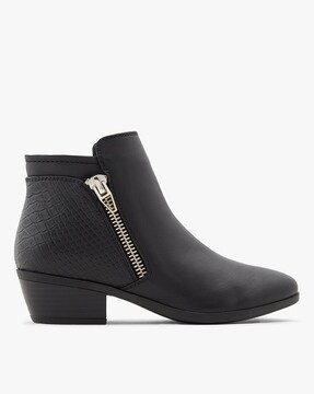 call it spring black ankle boots