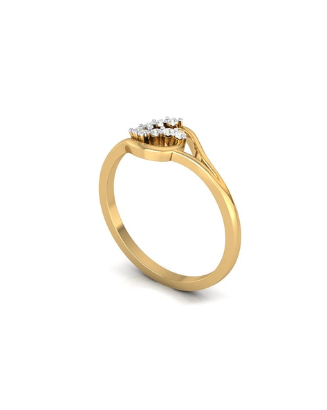 Diamond Ring with Twenty-One Diamonds in 14K Rose Gold – Ron George Jewelers