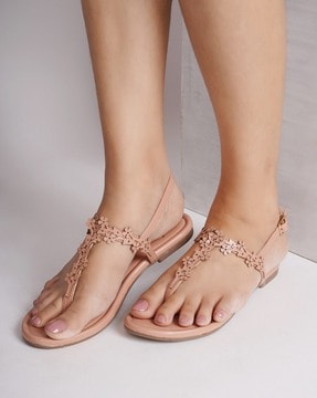 Buy White Flat Sandals for Women by Steppings Online