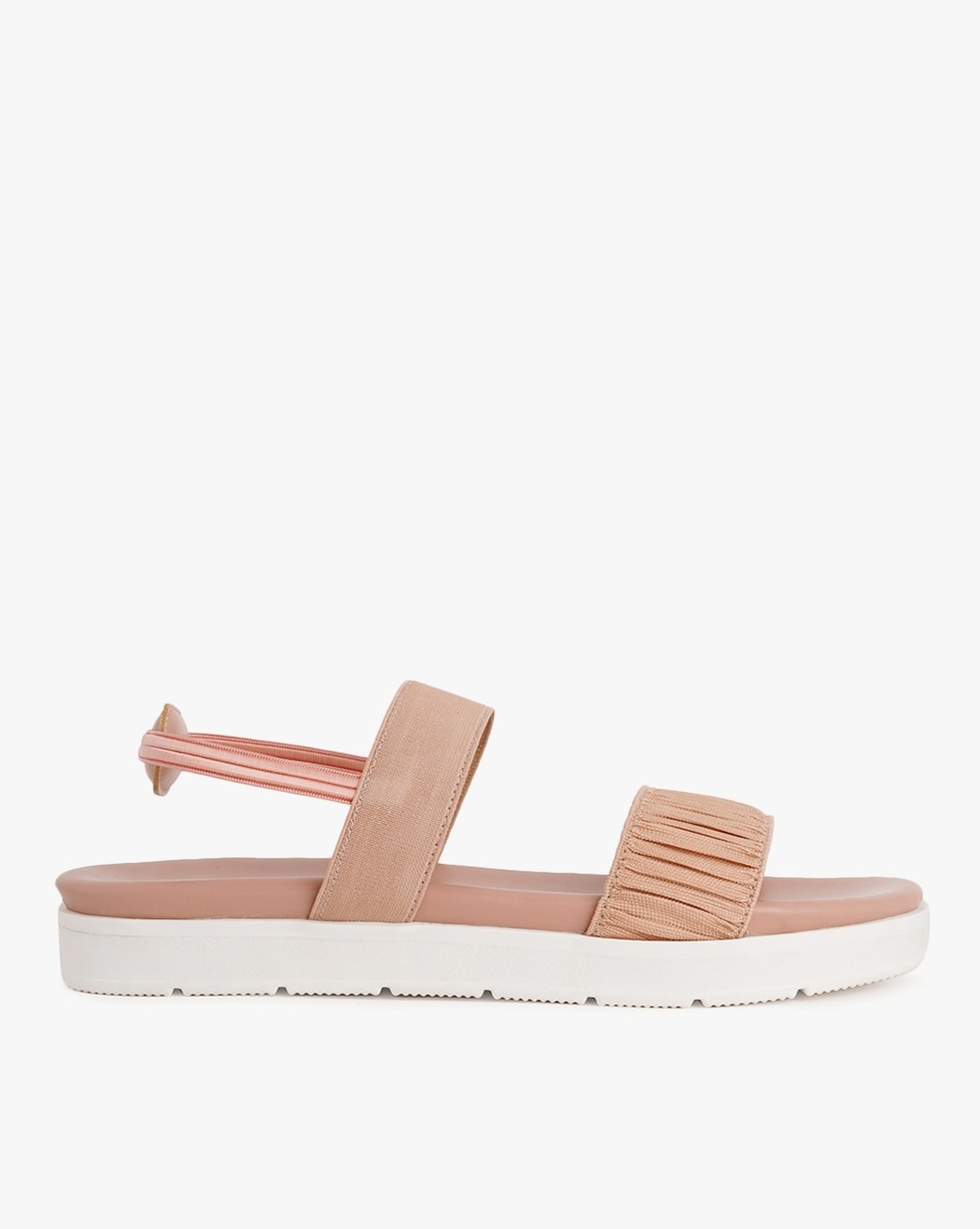 Buy Nude Flat Sandals for Women by Steppings Online