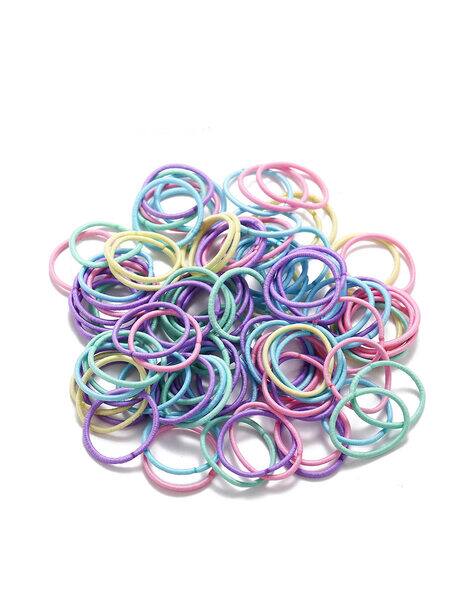 Jewels galaxy Pack of 100 Hair Ties