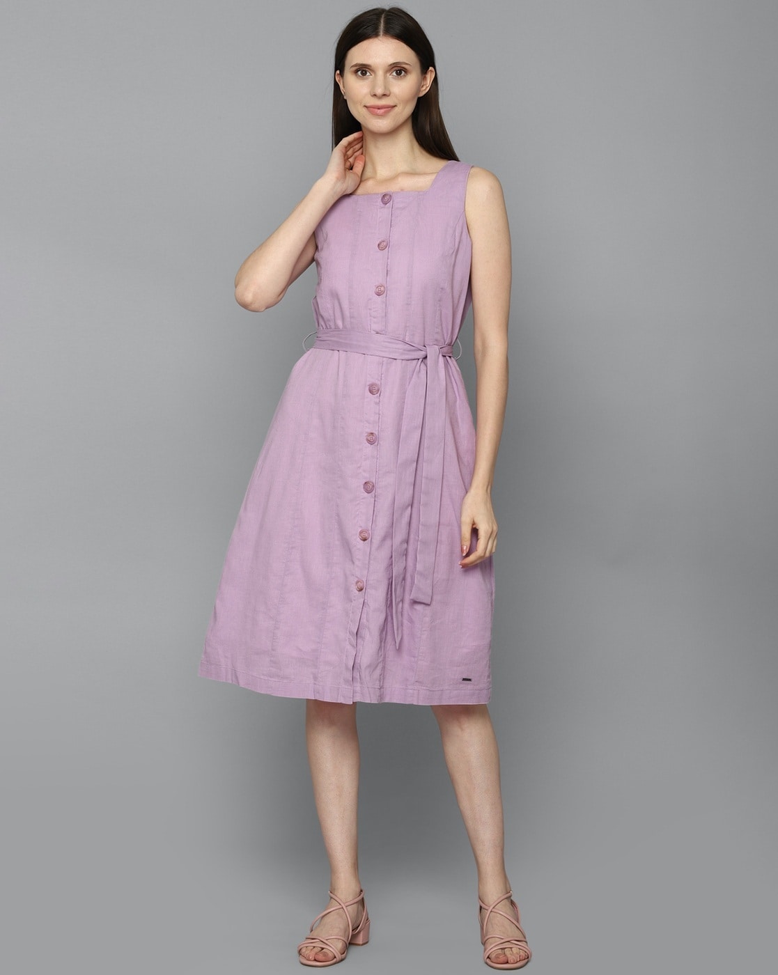 Buy Khaki Dresses for Women by ALLEN SOLLY Online | Ajio.com