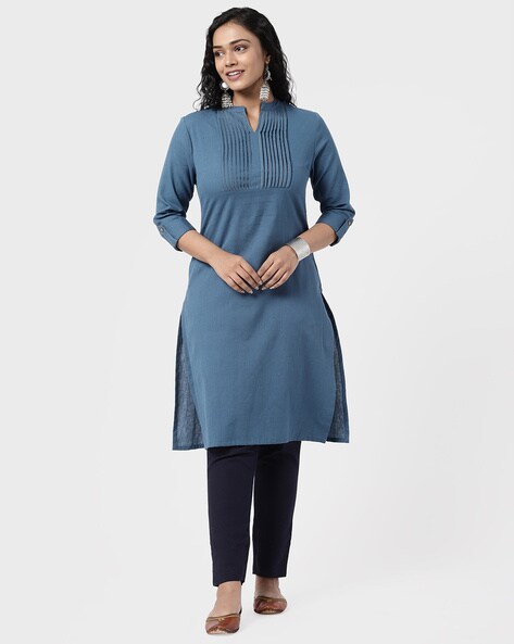 Knee shop length kurta