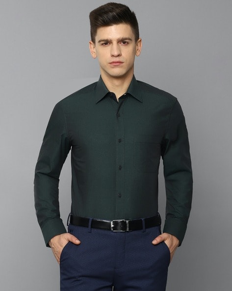 Buy Green Shirts for Men by LOUIS PHILIPPE Online