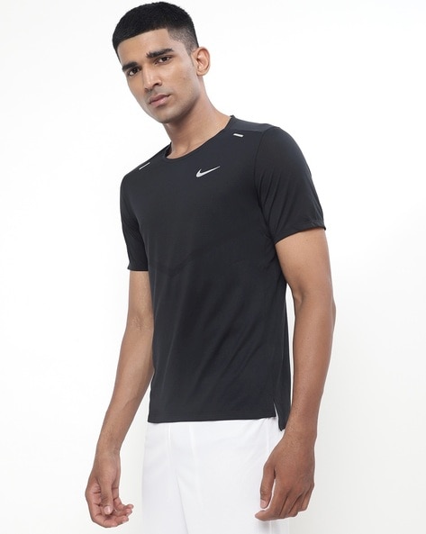 Nike Round-Neck T-shirt with Logo Print