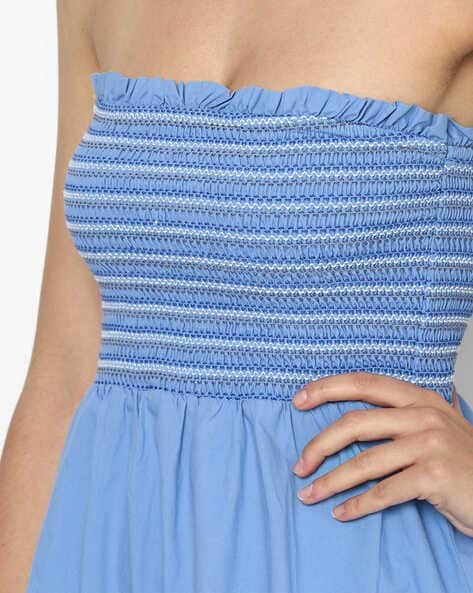 Ae smocked tube top dress