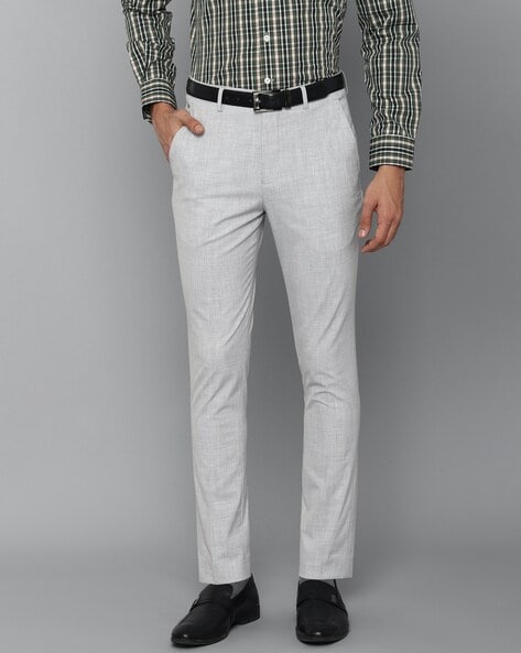 Brown Self Design Skinny Fit Formal Trouser - Buy Brown Self Design Skinny  Fit Formal Trouser online in India