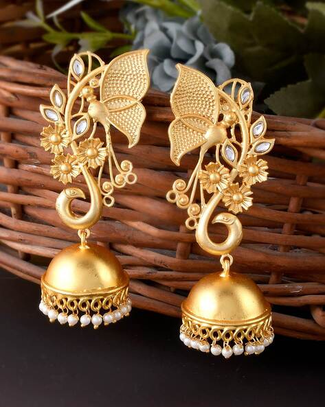 Latest design sale of earrings gold