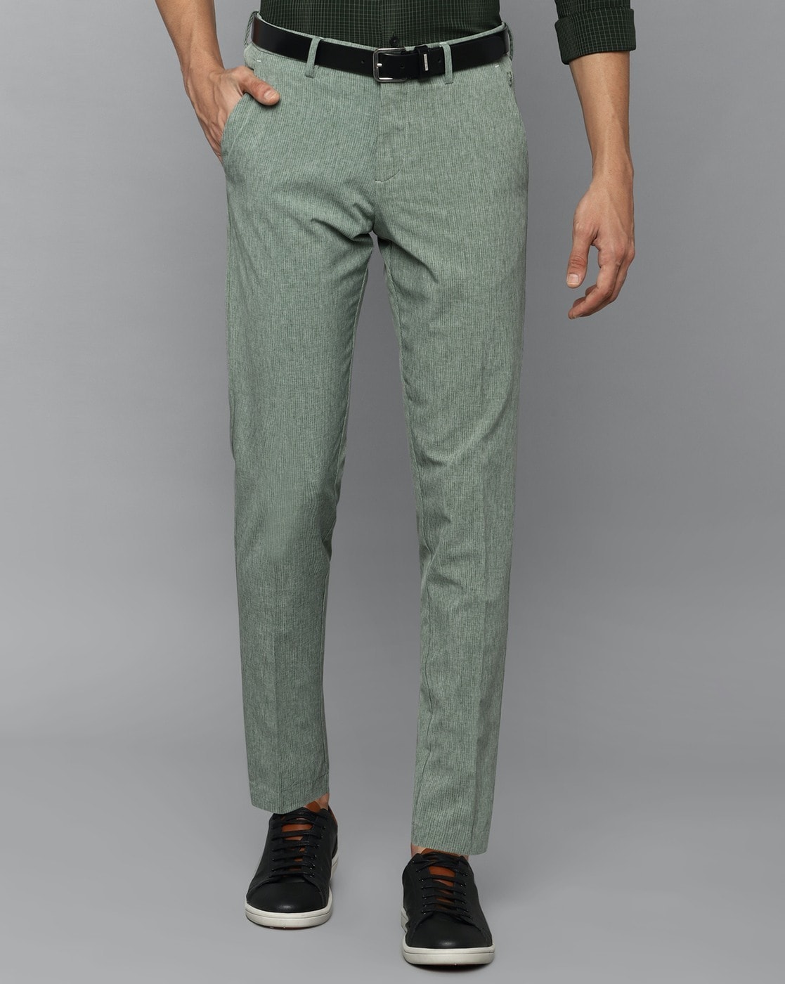 Allen Solly Blue Wimbledon Trousers : Amazon.in: Clothing & Accessories