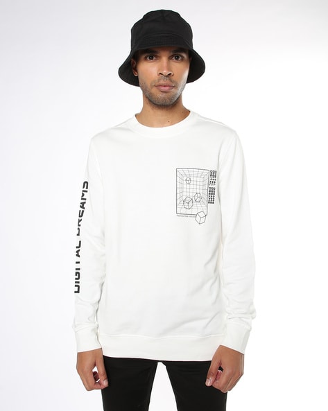 Off white sales sweatshirt nike