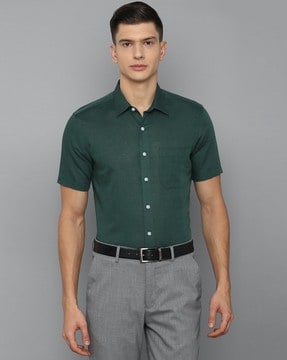 Lycra Combo 4 Green Shirt and Black Pant  The Shirt Room