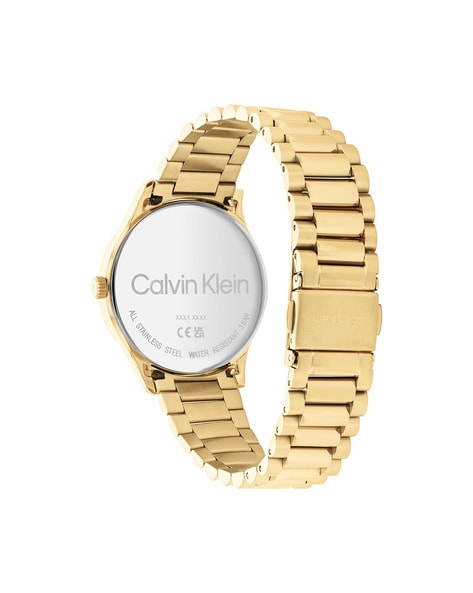 Calvin klein deals gold watch price