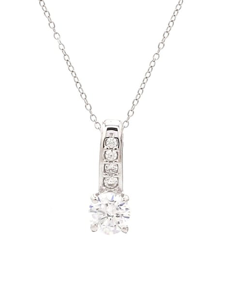14kt White Gold Diamond Necklace | Grand Jewelers