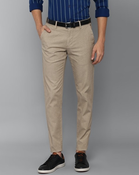 Buy Khaki Trousers & Pants for Men by LOUIS PHILIPPE Online