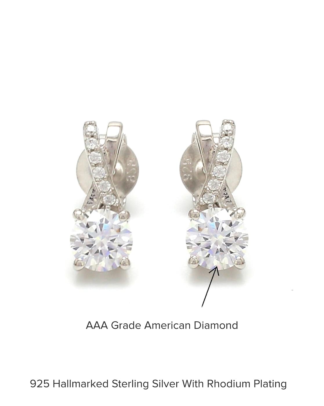 Earrings & Studs | American diamond small earring and stud womens an |  Freeup