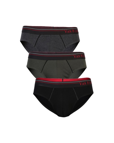 Buy Multicolored Briefs for Men by VAN HEUSEN Online