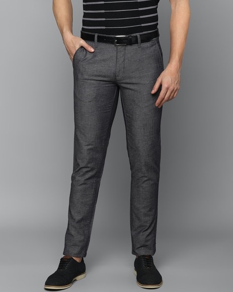 Buy Grey Trousers & Pants for Men by LOUIS PHILIPPE Online