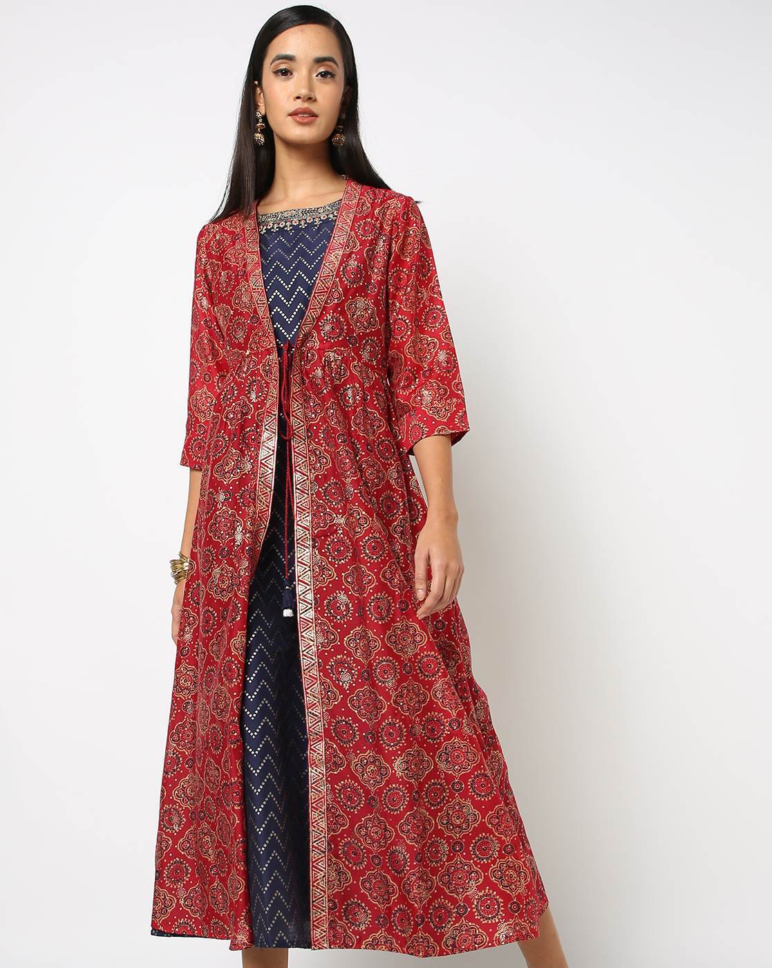 Jacket gown Online | Indo Western Jacket Dress for Women | Rangoli